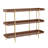 Raines Martha Stewart Emmett 3 Shelf Storage Display Unit Bookcase with Metal Frame-89798271