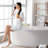 67'' x 30'' Freestanding Soaking Acrylic Bathtub