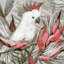 Cacatoès blanc III - reproduction sur toile-26601145