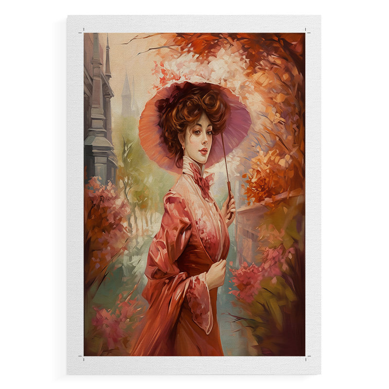 «WOMEN Series DCCDXVI», reproduction sur toile de qualité supérieure seulement - non encadrée - prête à être accrochée