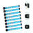 8-Pack Metallic Magnetic Tool Holder Strip