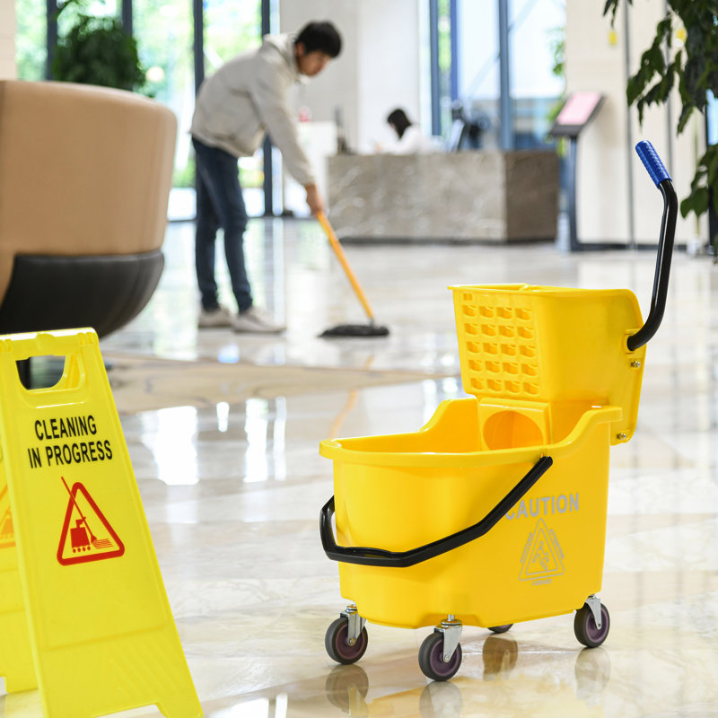 Mop Bucket Set, Yellow