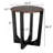 ACACIA SOLID WOOD SIDE TABLE,BROWN & BLACK COLOR