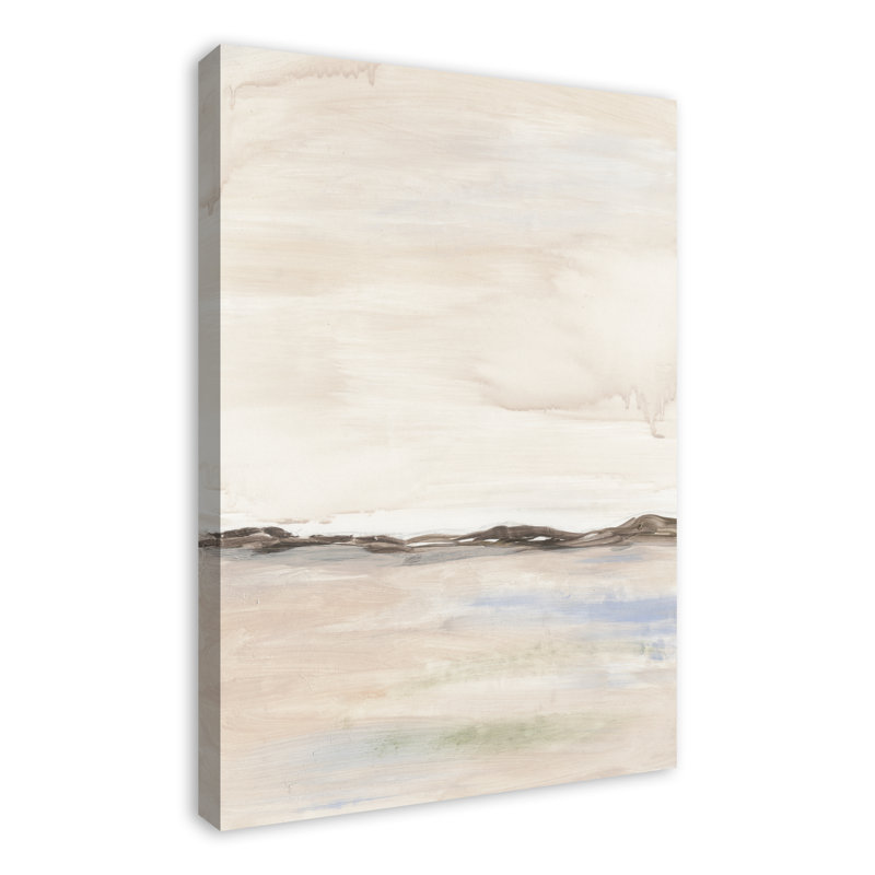 Paysage neutre et doux - Peinture, Toile tendue, H 36 po x l 24 po x P 1,25 po
