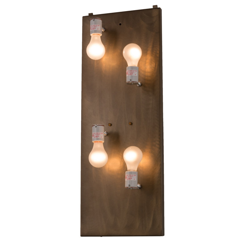 Rustic Lodge 4 - Light Flush Mounted Sconce