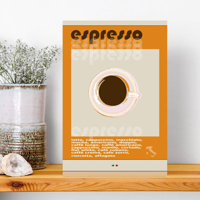 Italian Espresso Moment Contemporary Wall Art Print