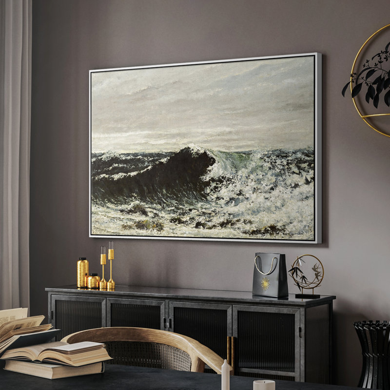 «Vintage Nautical Print - CCXIX» sur, Blanc, H 25 po x l 37 po
