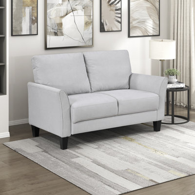 Laffey 56" Modern Upholstered Loveseat – Compact 2-Seater Sofa with Plush Cushions & Sturdy Wood Frame by Winston Porter