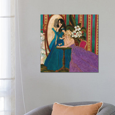 Divas At The Mirror by Malenda Trick - Wrapped Canvas Gallery-Wrapped Canvas Giclée