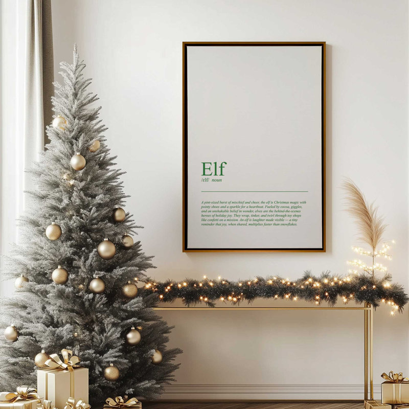 «The Magic of Elves», reproduction d'art sur toile, H 36,75 po x l 24,75 po, Noyer
