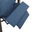 Push Back Recliner With Wooden Arms