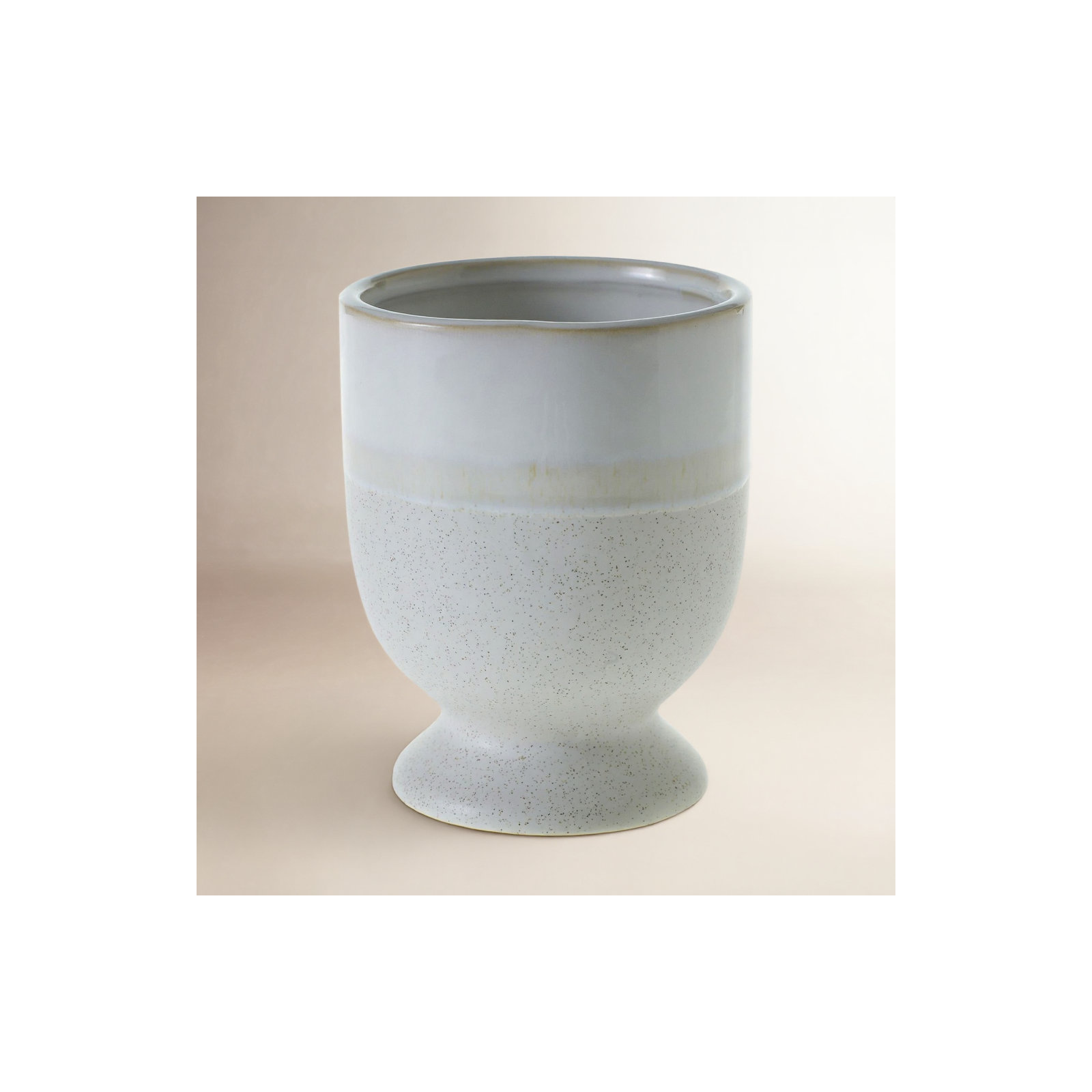 Jiyah Handmade Ceramic Table Vase, 6.5" H x 5" W x 5" D