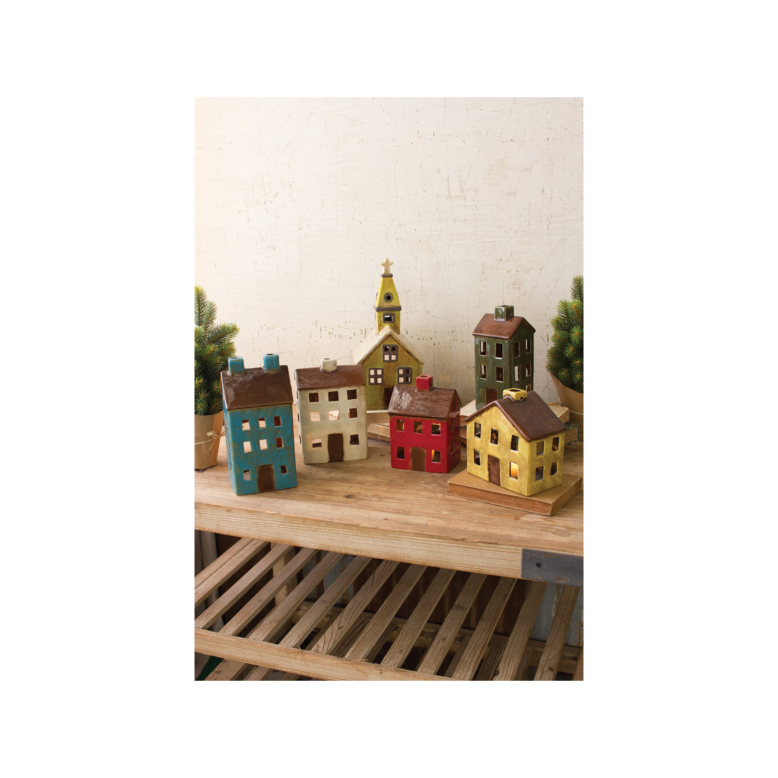6 Piece Village Set