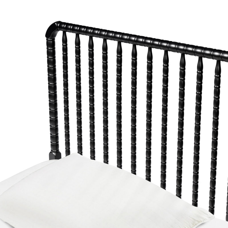Jenny Lind Twin Solid Wood Platform Bed, Ebony