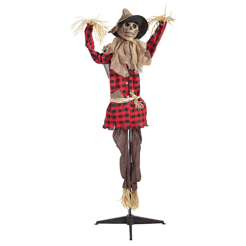 Figurine animée épouvantail zombie