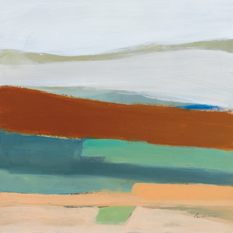 «Laid Back» par Pamela Munger - peinture sur toile tendue, H 12 po x l 12 po, Non, Toile tendue