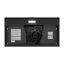 Hotte de cuisine convertible encastrable noire 80 CFM T-10552-4-CL Streamline avec filtres en maille, contrôle à bouton-poussoir, lumière DEL Streamline