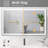 Kolston Metal Rectangle Wall Mirror-553227527