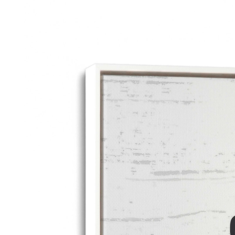 «Gather Wreath» par Art graphique, L 12 po x H 16 po, Toile avec cadre, Blanc