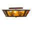 Rustic Lodge 4 - Light Flush Mount
