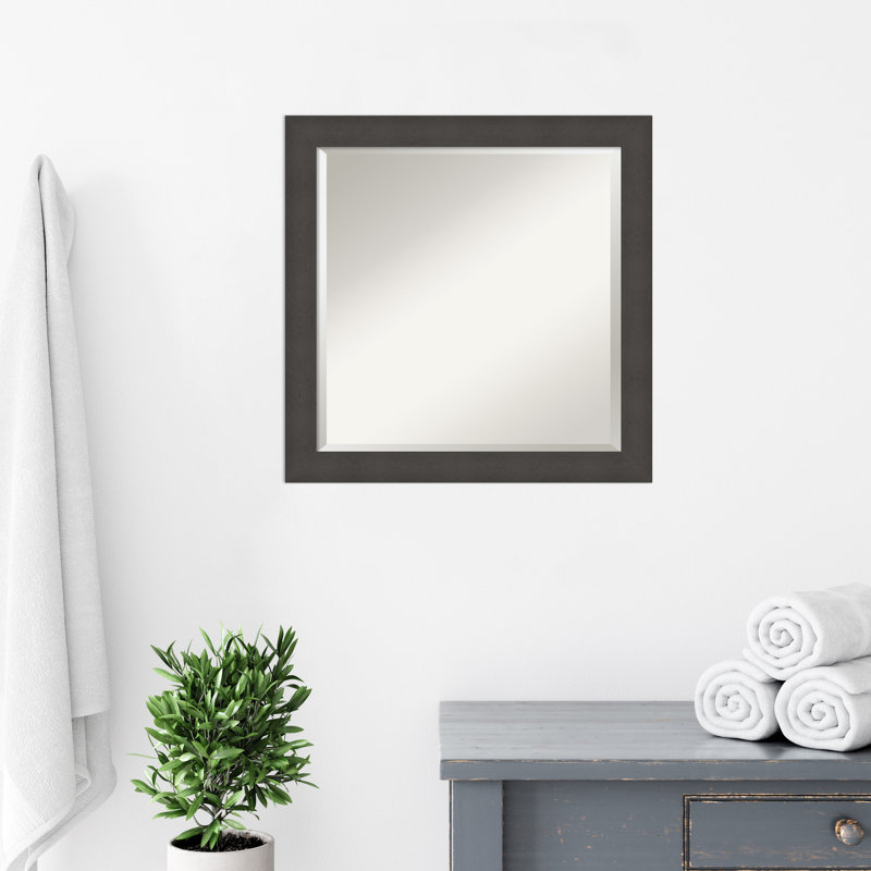 Miroir mural Yousaf, Bronze, 25,5 po x 31,5 po