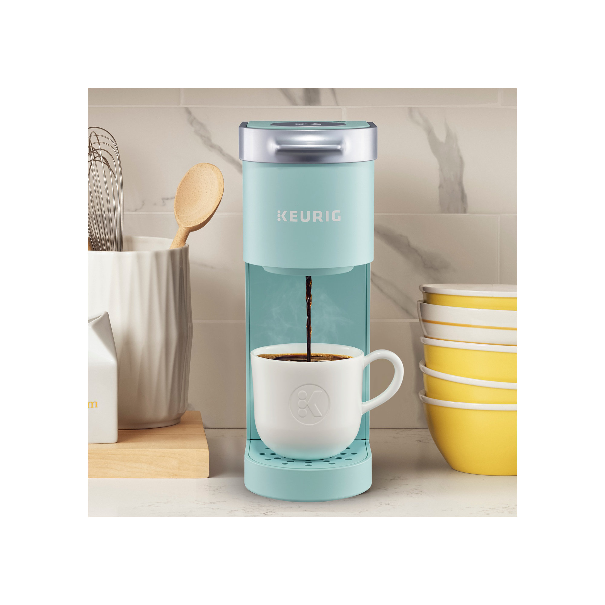 Keurig K-Mini Single Serve K-Cup Pod Coffee Maker, Oasis
