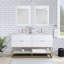 Ensemble de meuble-lavabo double 60 po Kleier-83630242