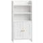  Freestanding Bathroom Cabinet with Adjustable Shelves