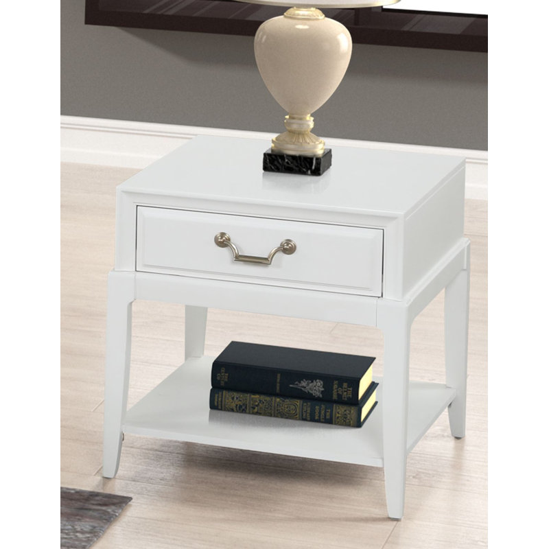 Table de bout avec rangement Alayna