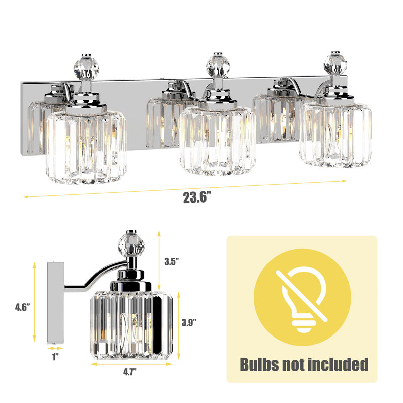 Jeimy 3 - Light Dimmable Vanity Light