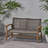 Hampton Wood + Wicker Loveseat-704129558