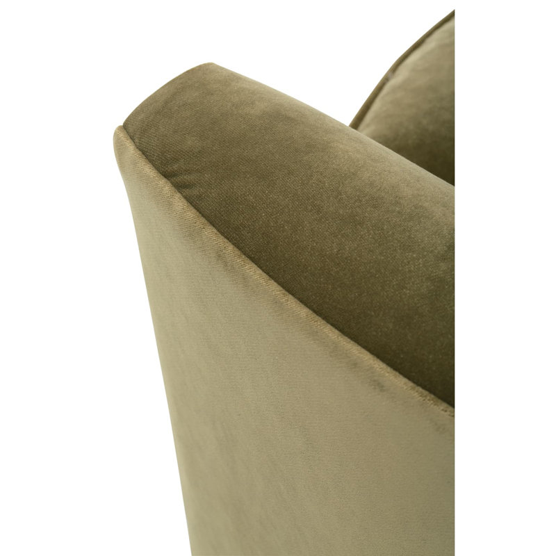 Baldwin Swivel Chair, Olive Velvet (13295-13)