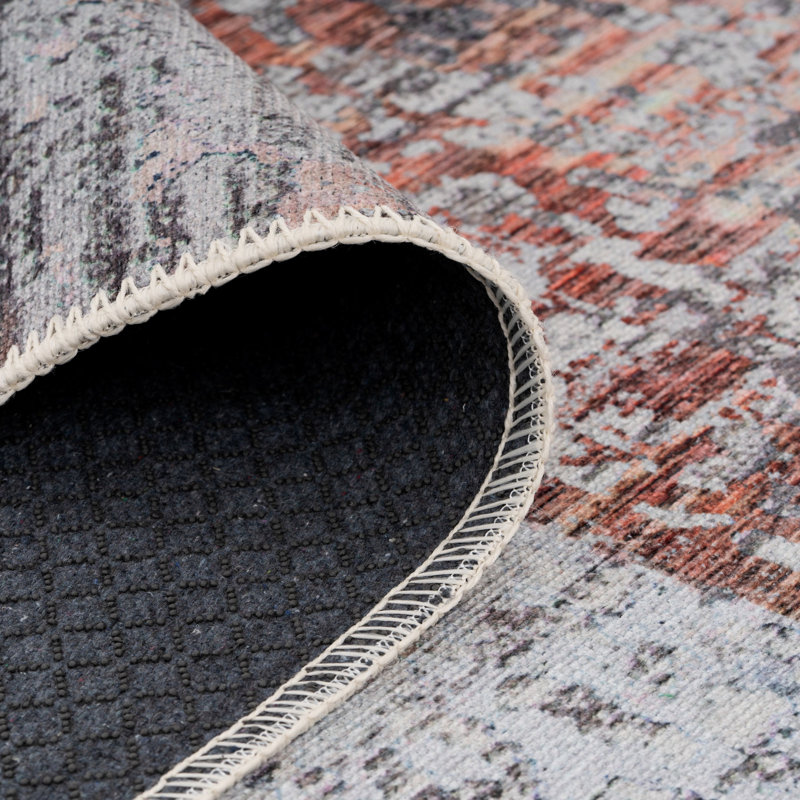 Amimma Abstract Cotton Area Rug, Rectangle 190cm x 280cm