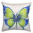 Indoor/Outdoor Reversible Throw Pillow-24836794