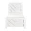 Modern Bedroom Twin Bed - White And Comfortable Sleeping Contemporary Quality Construction Style