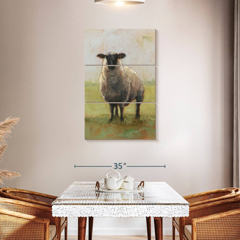 Brampt Away From The Flock I, 45" H x 28" W