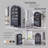  71" Tall Modern Arched Bathroom Storage Cabinet, Farmhouse Wood Storage Cabinets with 2 Large Drawers and Adjustable Shelves-1685911880