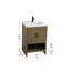 Meuble-lavabo simple 24 po Kirkbride-283316253