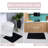Pascoe Soft Bloom Floral Tufted Cotton Bath Mat - Handcrafted Rose Pattern-517903948-517903944
