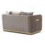 Causeuse Lexington, brun / beige clair