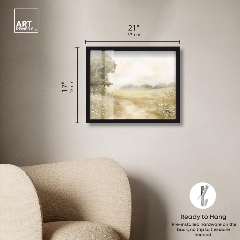 «English Escape Shadowbox Print» par Art Remedy, H 17 po x l 21 po, Noir