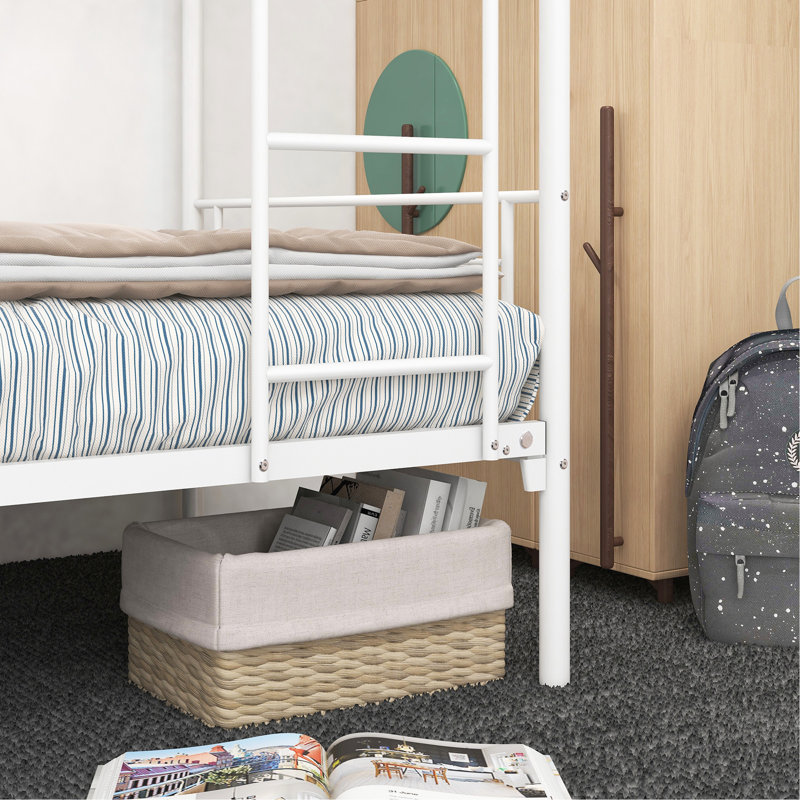 Alage Platform Bed, White