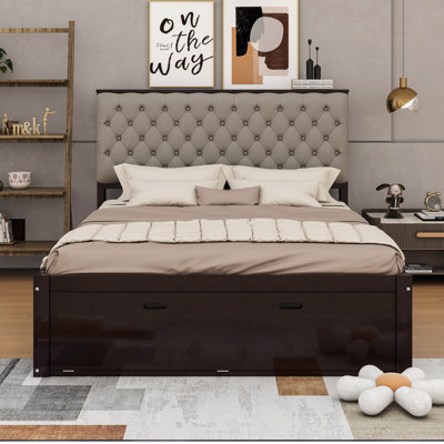 Rafeddin Panel Storage Bed