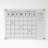 Thomas Martha Stewart Acrylic Wall Calendar with Notes with Dry Erase Marker and Mounting Hardware-89798294