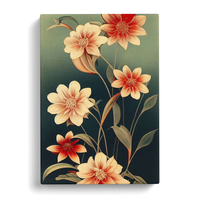 Boundless Flowers - Wall Art, Wrapped Canvas, 50cm H x 35cm W x 3cm D, No Matte
