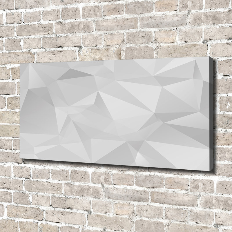 Abstraction Triangles - No Frame Print on Canvas