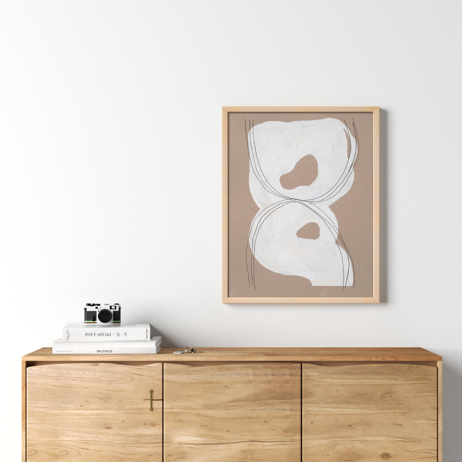 Free Form 1 by Andrea Stokes, 30" H x 24" W x 1.25" D, Brown