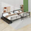 Lit double superposé double très grand avec 2 tiroirs-2124458129