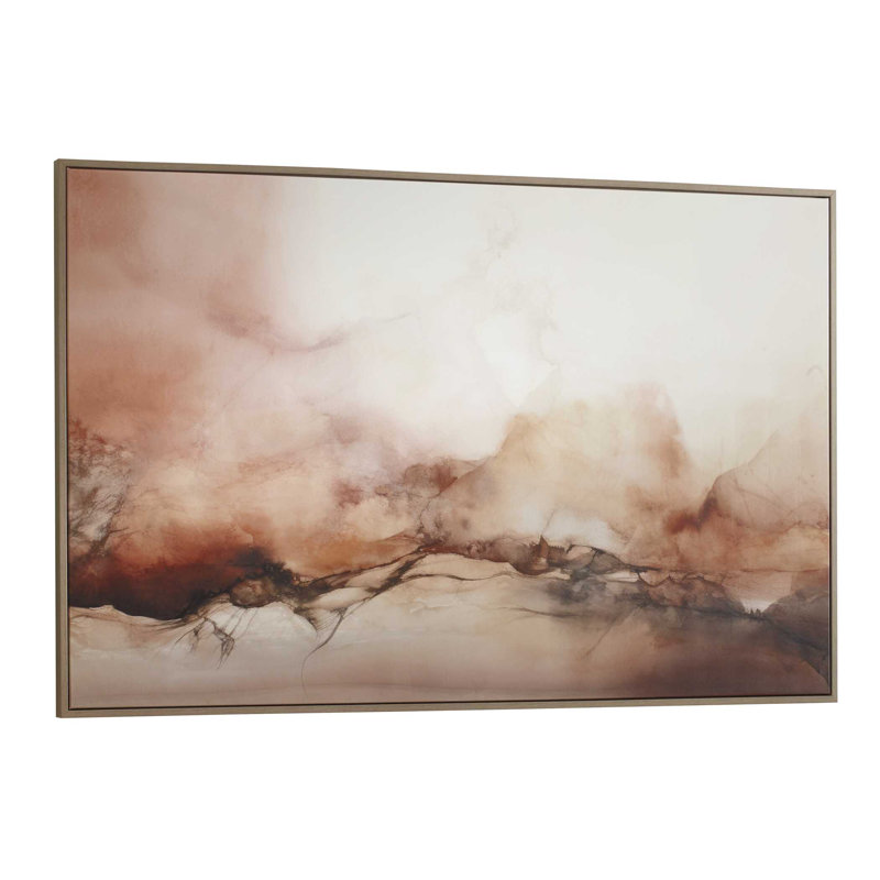 Uttermost Rise Framed Modern Canvas