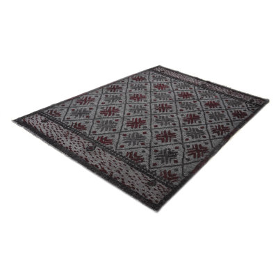 Iniguez Graphite Gray Rug